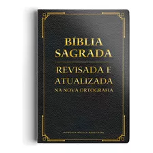 Bíblia Revisada E Atualizada Gigante - Semi Luxo Preta, De Almeida, João Ferreira De. Geo-gráfica E Editora Ltda, Capa Dura Em Português, 2020