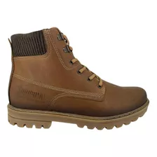 Bota Coturno Masculino Pegada Em Couro 181502