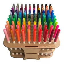 Organizador De Plumones Para 100 Crayola Super Tips