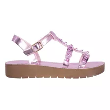 Sandalias Huaraches Plataforma Vestir Mujer Pink 1115697