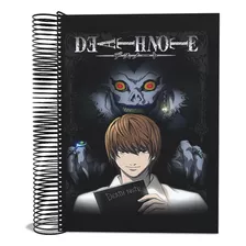 Caderno Death Note 10 Matérias Capa Dura 200 Folhas