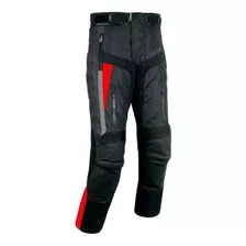 Pantalón Moto Hombre Atrox Nf-2600 Negro Rojo