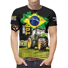 Camiseta Agro É Top Masculina Blusa Agropecuaria Agronomia