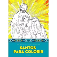 Livro Santos Católicos Moldes Para Pintar Bordar Estampar