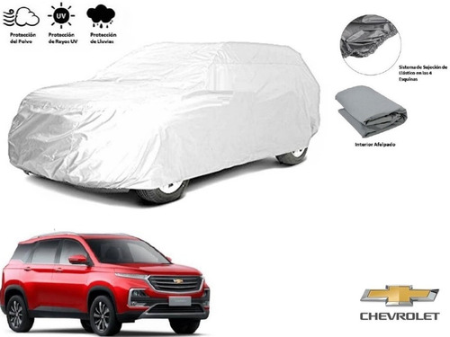 Cubierta Funda Cubre Auto Afelpada Chevrolet Captiva 2024 Foto 3