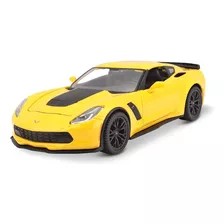 Carro Coleccionable Chevrolet Corvette Z06 Escala 1/24