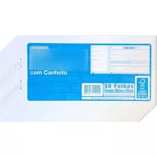 Recibo Comercial Com Canhoto Tilibra 50 Fls - C/ 10 Blocos