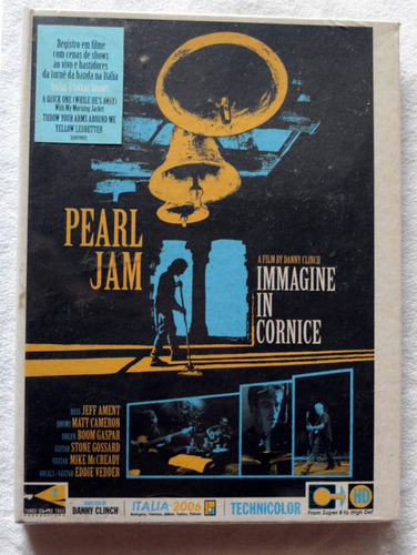 Frt Grátis Pearl Jam Immagine In Cornice Dvd Lacrado