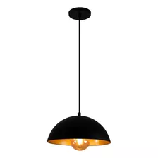 Luminária Pendente Meia Lua 30cm Decoração Cozinha Bar