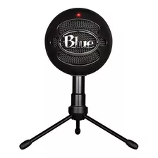 Microfone Blue Snowball Series Snowball Ice Cardióide Preto