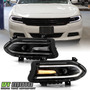 Par Faros Negro Led Drl Dodge Charger Daytona 2017 6.4l