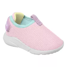 Tênis Infantil Feminino Ortopé Sport Baby Calce Prático Rosa