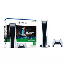 Console Sony Ps5 (playstation 5) Físico 825gb Com Disco + Jogo Fc 2024 + Controle Sem Fio Sony