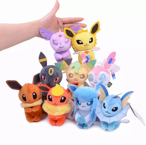 Pelúcia Turma Pokémon EEVEE SYLVEON (20 cm) - Importada