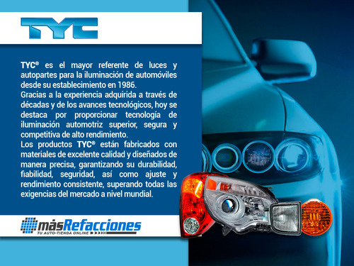 Faro Derecho Chevrolet Chevy Joy 1999-2000-2001-2002 Tyc Foto 3