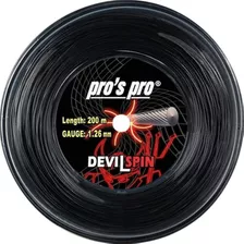 Corda Pros Pro Devil Spin 1.24mm 200m Preta