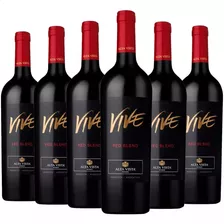 Vino Alta Vista Vive Red Blend Tinto Pack X6 Unid 01mercado