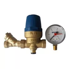 Válvula Red Pressão Água Manômetro Filtro Y 1/2 Pol Emmeti