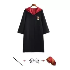 Capa De Disfraz De Harry Potter, Barita, Gafas Y Corbata