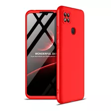 Funda Para Teléfono Móvil Redmi 9c De 360 Grados, Color Rojo