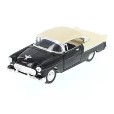 1955 Chevy Bel-air De Techo Duro Negro Sunnyside 5720d 1/34