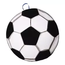 Piñata Artesanal Con Relieve Pelota De Fútbol 