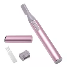 Caneta Depilatória Sobrancelha Buço Navalha Eletrica Facial Cor Rosa 110v/220v