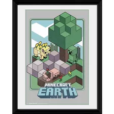 Cuadro De Colección Minecraft Earth - Vintage