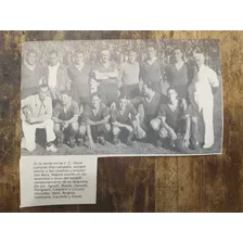 Recorte Ferro Equipo 1937 Agnelli Rueda Dacunto Otros