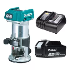 Tupia Makita Drt50z Com Bateria E Carregador 18v Makita - 