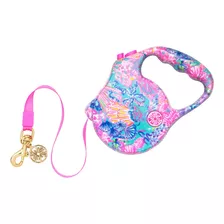 Lilly Pulitzer Correa Retráctil Para Perro De 16 Pies Con .