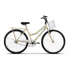 Bicicleta Modelo Antigo Feminina Aro 26 Summer Com Cestinha