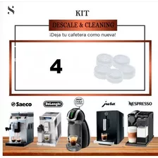 Descalcificador Para Cafeteras Universal 4 Tabletas Kit