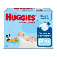 Fraldas Huggies Tripla Proteção P 46 Unidades