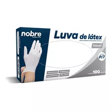 Kit 10 Luvas Profissional Látex Nobre