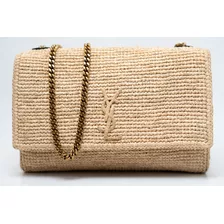 Bolso Saint Laurent Kate Raffia Mediana Certifi Entrupy Ysl 