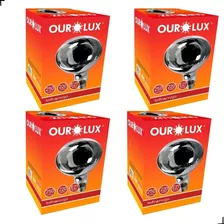 Kit 8 Lâmpadas Secagem 250w 220v E-27 Infravermelha Ourolux