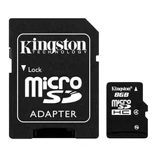 Tarjeta De Memoria Kingston Sdc4 Con Adaptador Sd 8gb