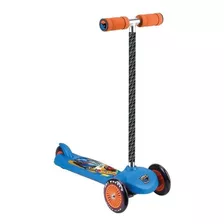 Patinete Fun Radical 3 Rodas Hot Wheels Azul E Laranja Para Crianças