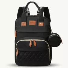 Mochila Pañalera Baby Bag Deluxe 3 En 1 Black