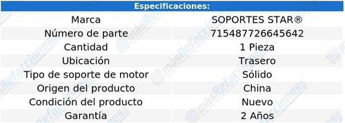 Soporte Motor Trasero Alfa Romeo 6c 2500 48-49 Soportes Star Foto 2