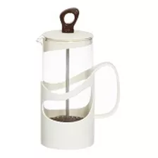 Cafeteira Francesa 400ml Plástico/vidro - Casa Ambiente Cor Branco