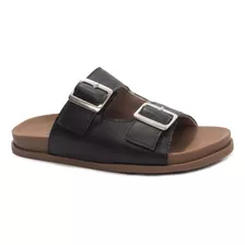 Sandália Feminina Papete Birken Rasteira Buckle Torricella