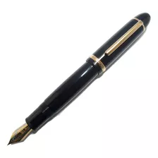 Caneta Tinteiro Jinhao X159 Preto Brilhante Gt F