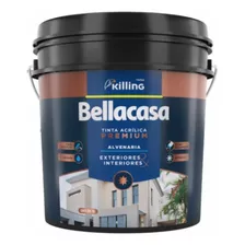 Tinta Acrílica Premium Semibrilho Bellacasa 18lts - Killing