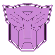 Cortante Logo De Transformers Molde Galletitas
