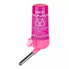 Bebedouro Para Hamster 100 Ml - Rosa