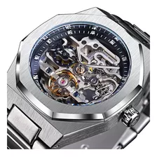 Relógios De Pulso Forsining Skeleton Diamond Tourbillon