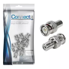 10x Adaptador Conector Bnc Macho Para Rca Fëmea Cftv