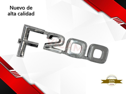 Par De Emblemas Laterales Ford F200 1980-1991 Foto 5